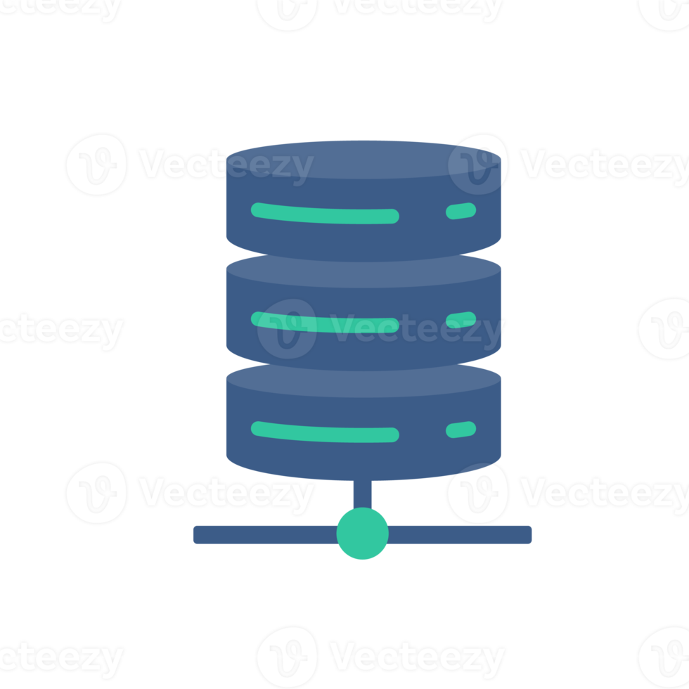 A database for storing large data in the cloud. Mass sharing of information png