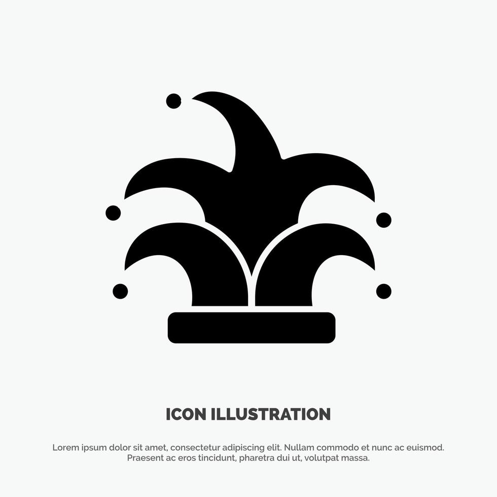 Best Crown King Madrigal solid Glyph Icon vector