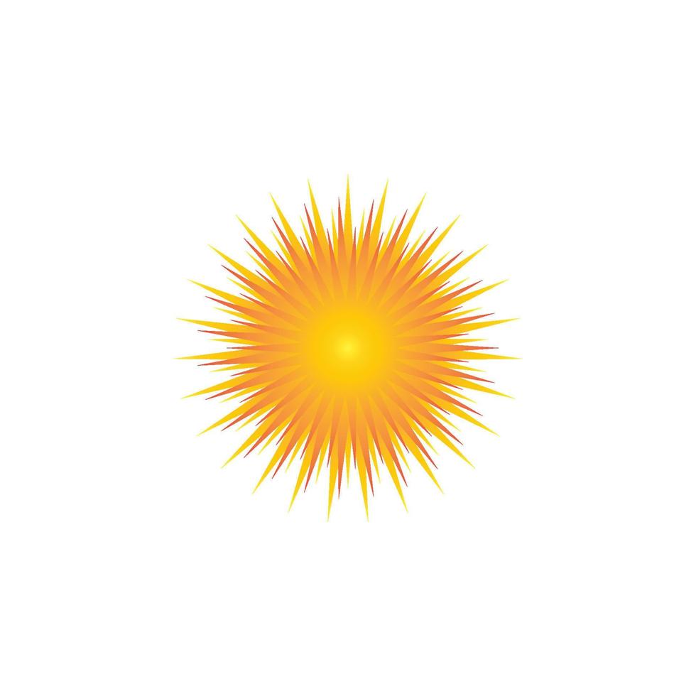 Sun vector illustration icon
