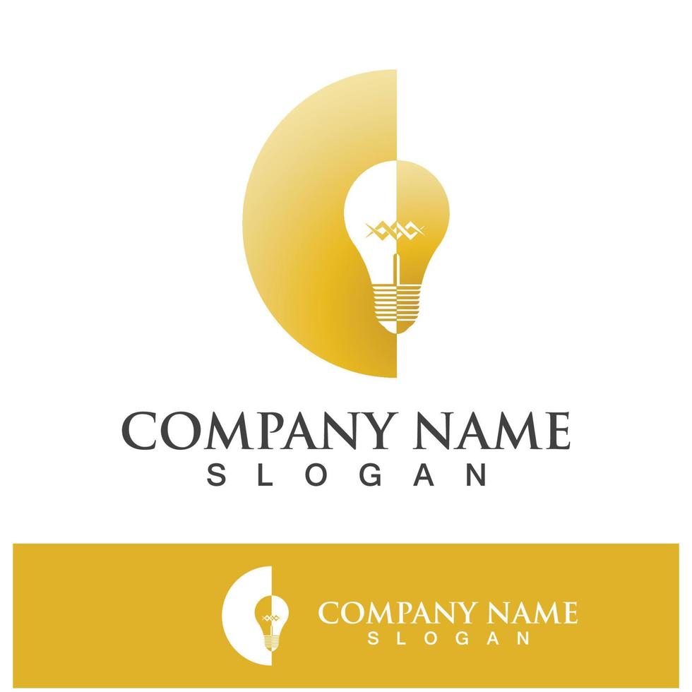 Light bulb symbol icon vector