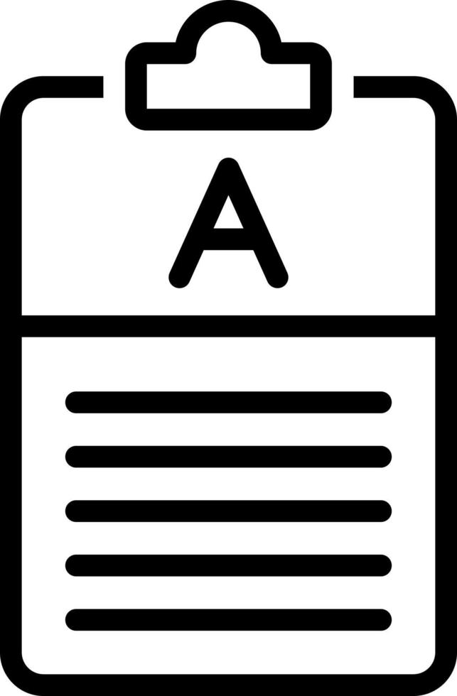 line icon for answer vector