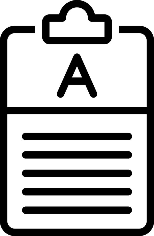 line icon for answer vector