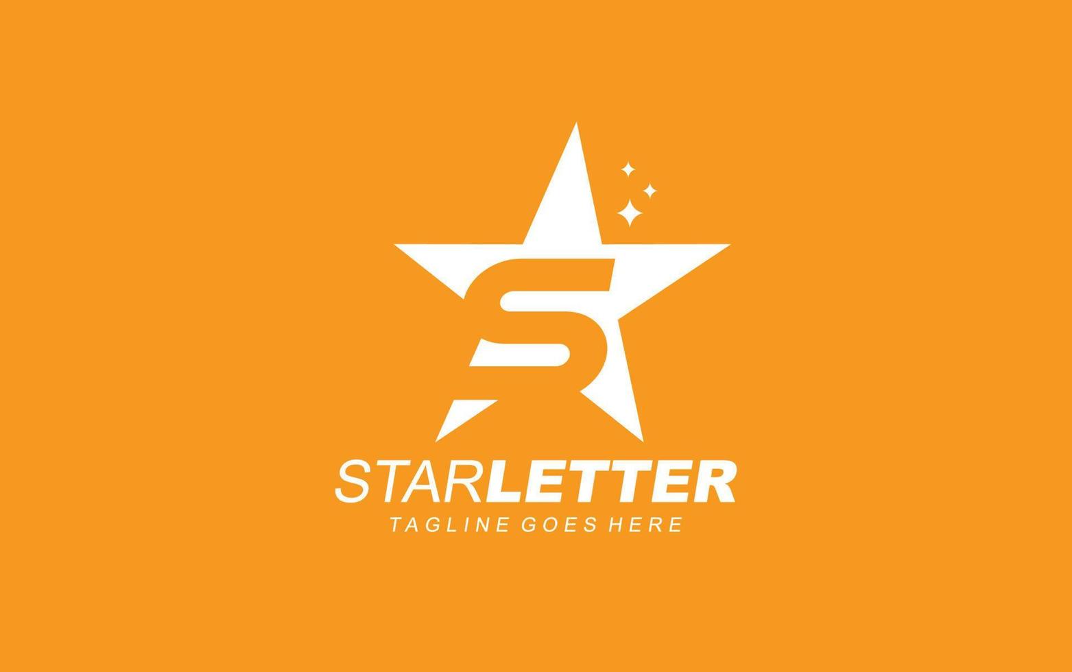 S logo star for branding company. letter template vector illustration for your brand.