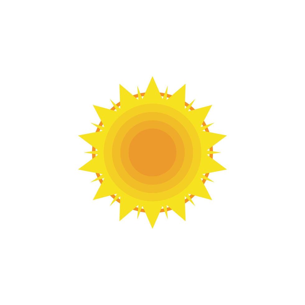 Sun vector illustration icon