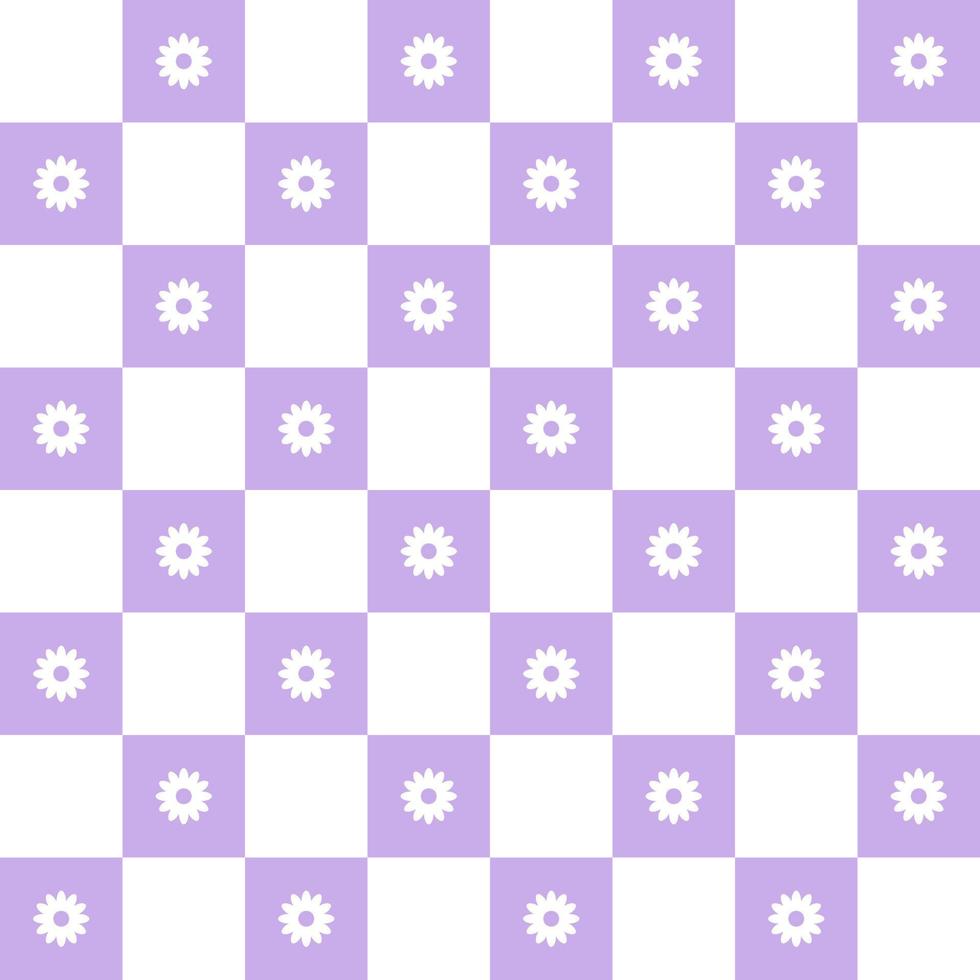 Seamless pattern cute flower. for background, wallpaper, fabric, texture, gift, wrapping, paper, bedding vector