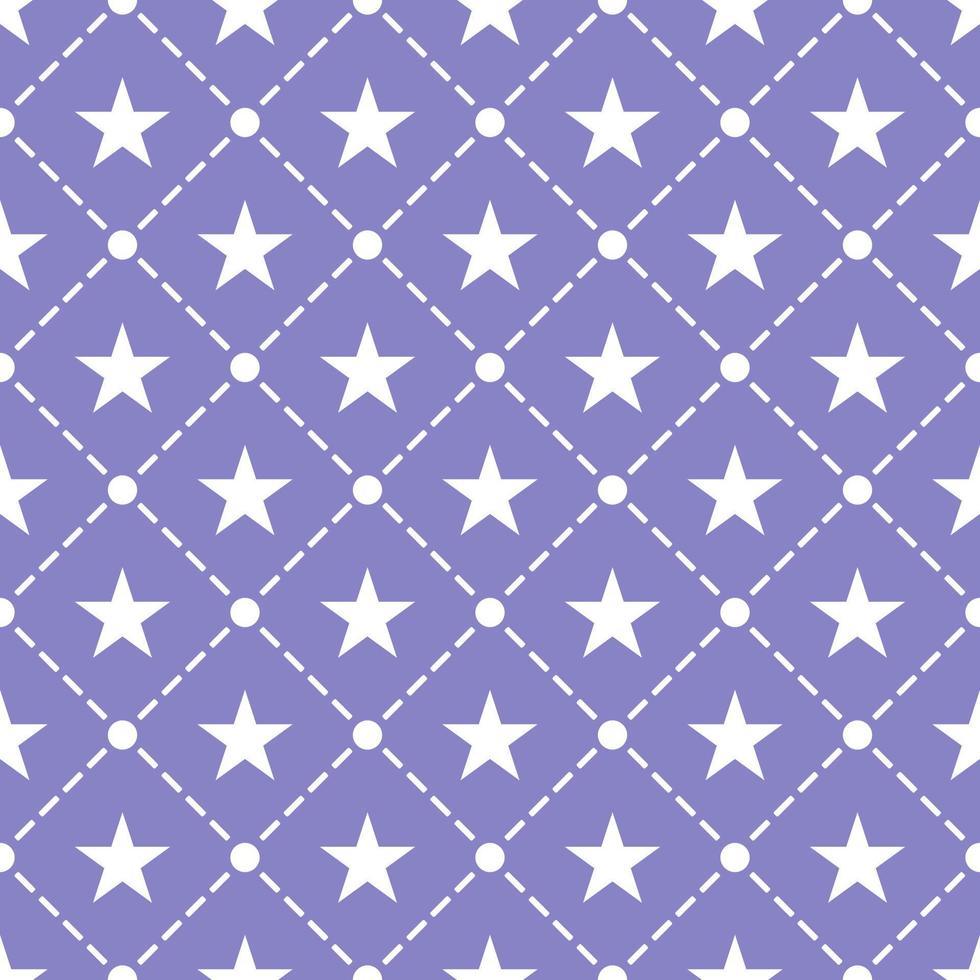 Star seamless pattern. vector