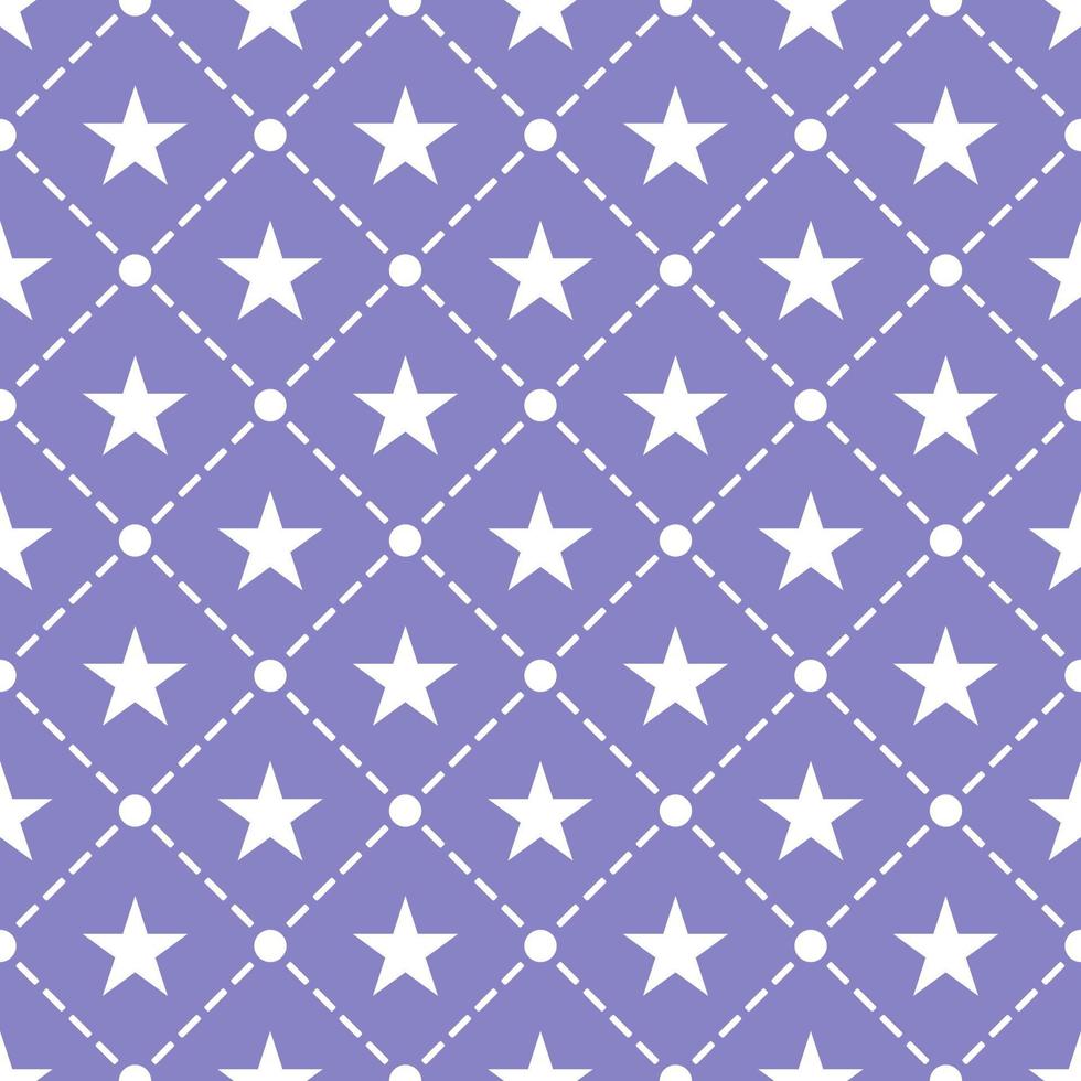 Star seamless pattern. vector