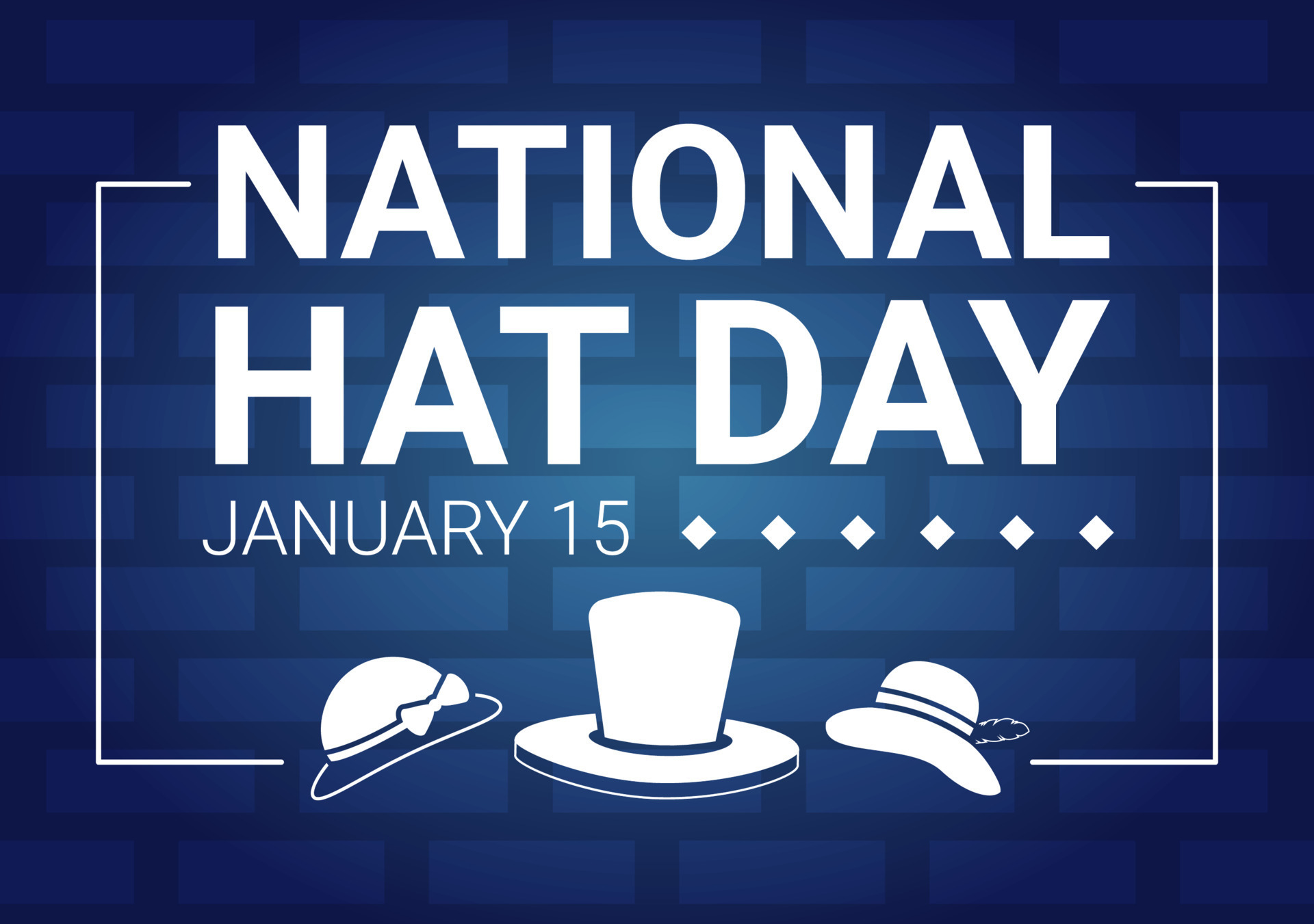 National Hat Day Celebrated Each Year on January 15th with Fedora Hats