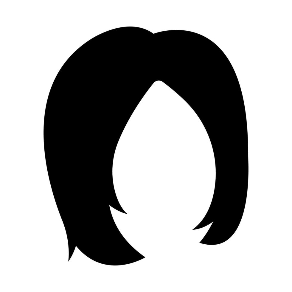 vector de ilustración de icono de cabello