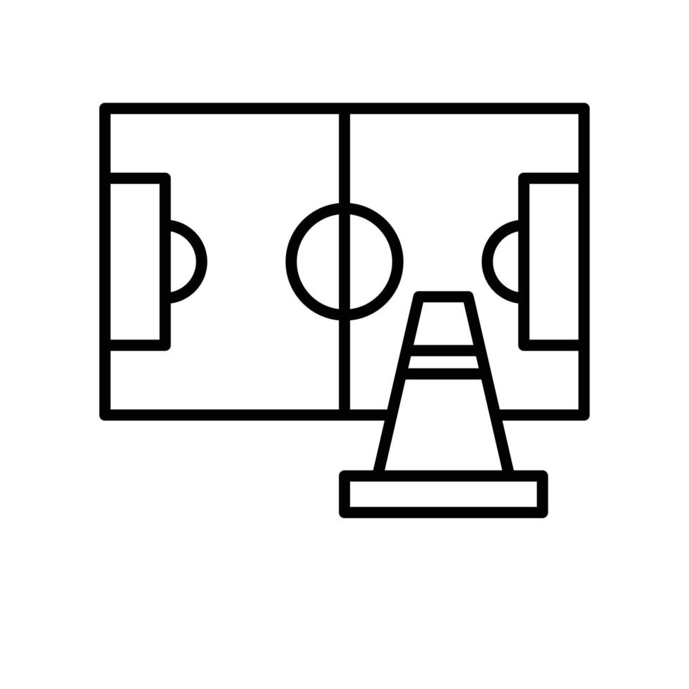field maintenance icon. outline icon vector