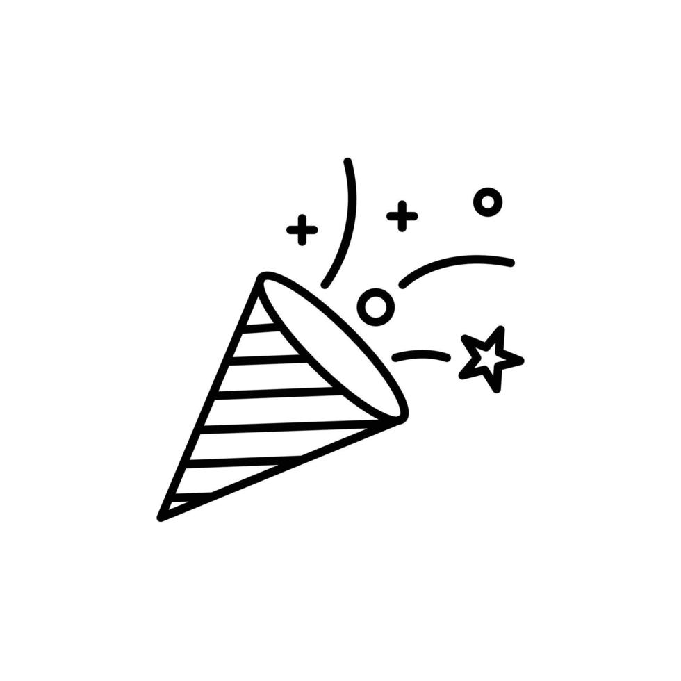 confetti icon. outline icon 14573496 Vector Art at Vecteezy