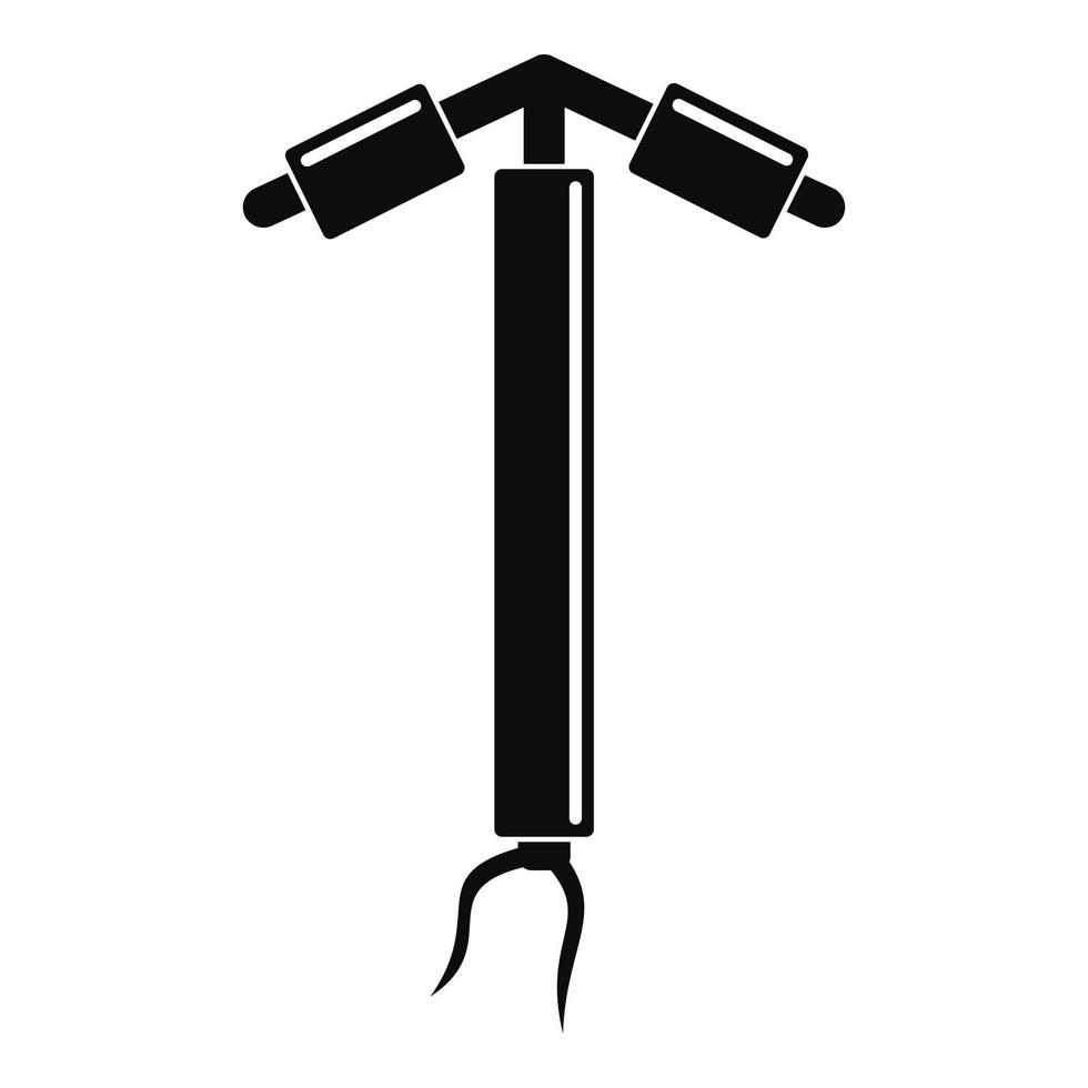 Contraception hand tool icon, simple style vector