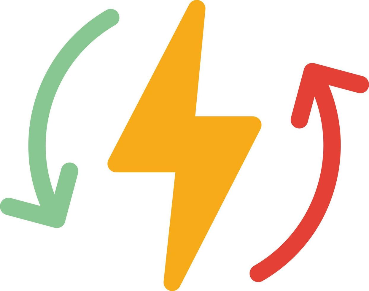 Renewable Energy Flat Icon vector