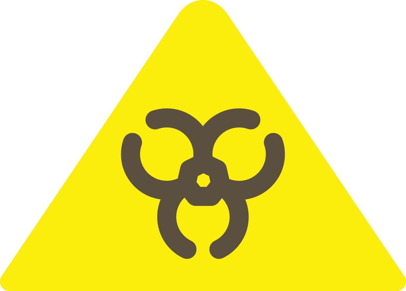 Dangerous Goods Flat Icon vector