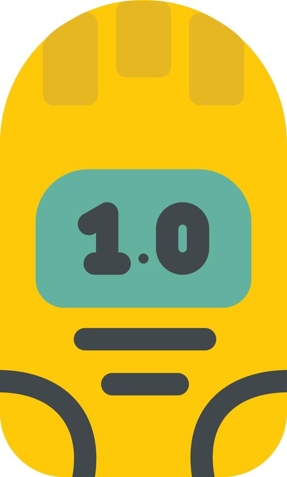 Dosimeter Flat Icon vector