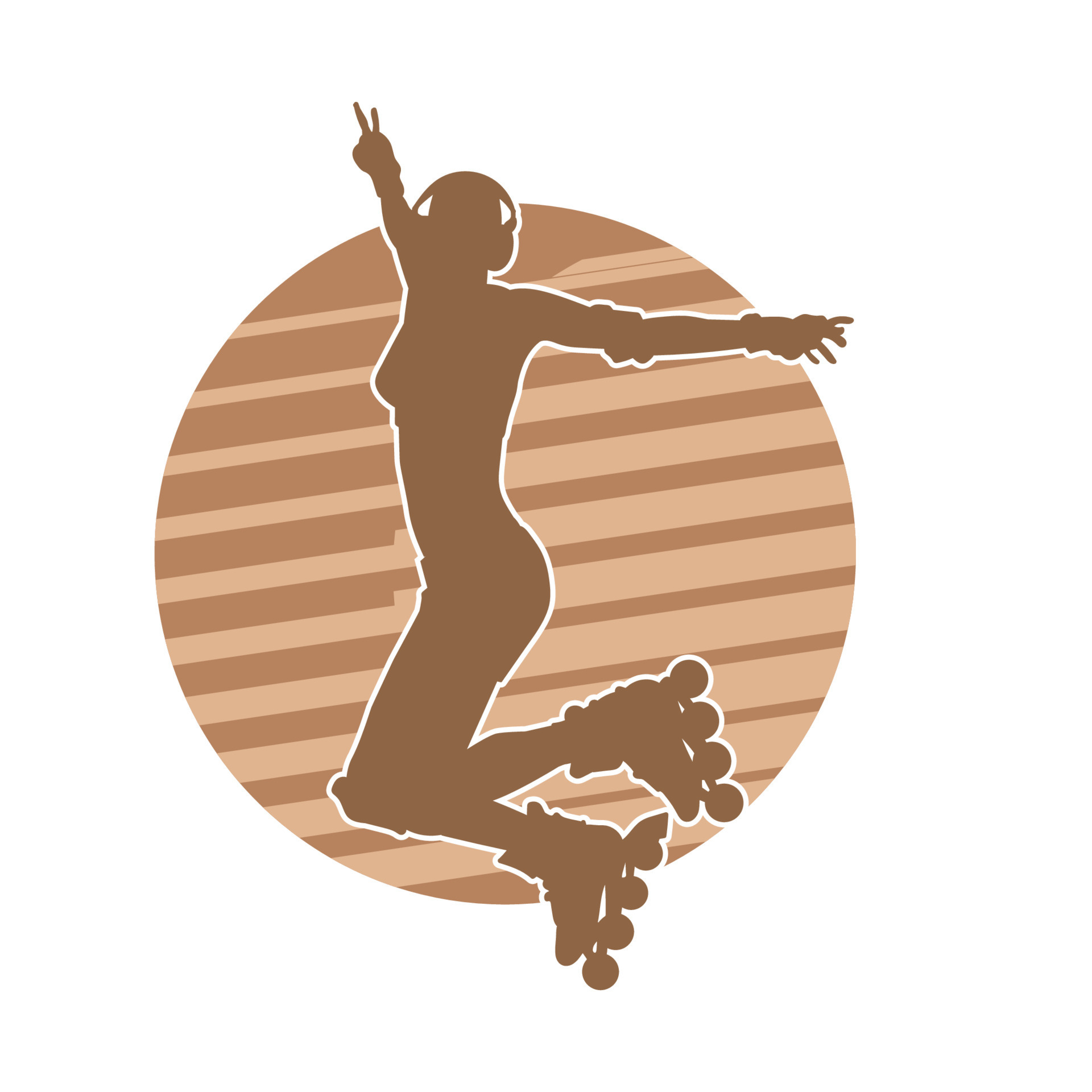 rollerblader. rollerblade player isolated vector silhouette. 14574152 Vector Art at Vecteezy