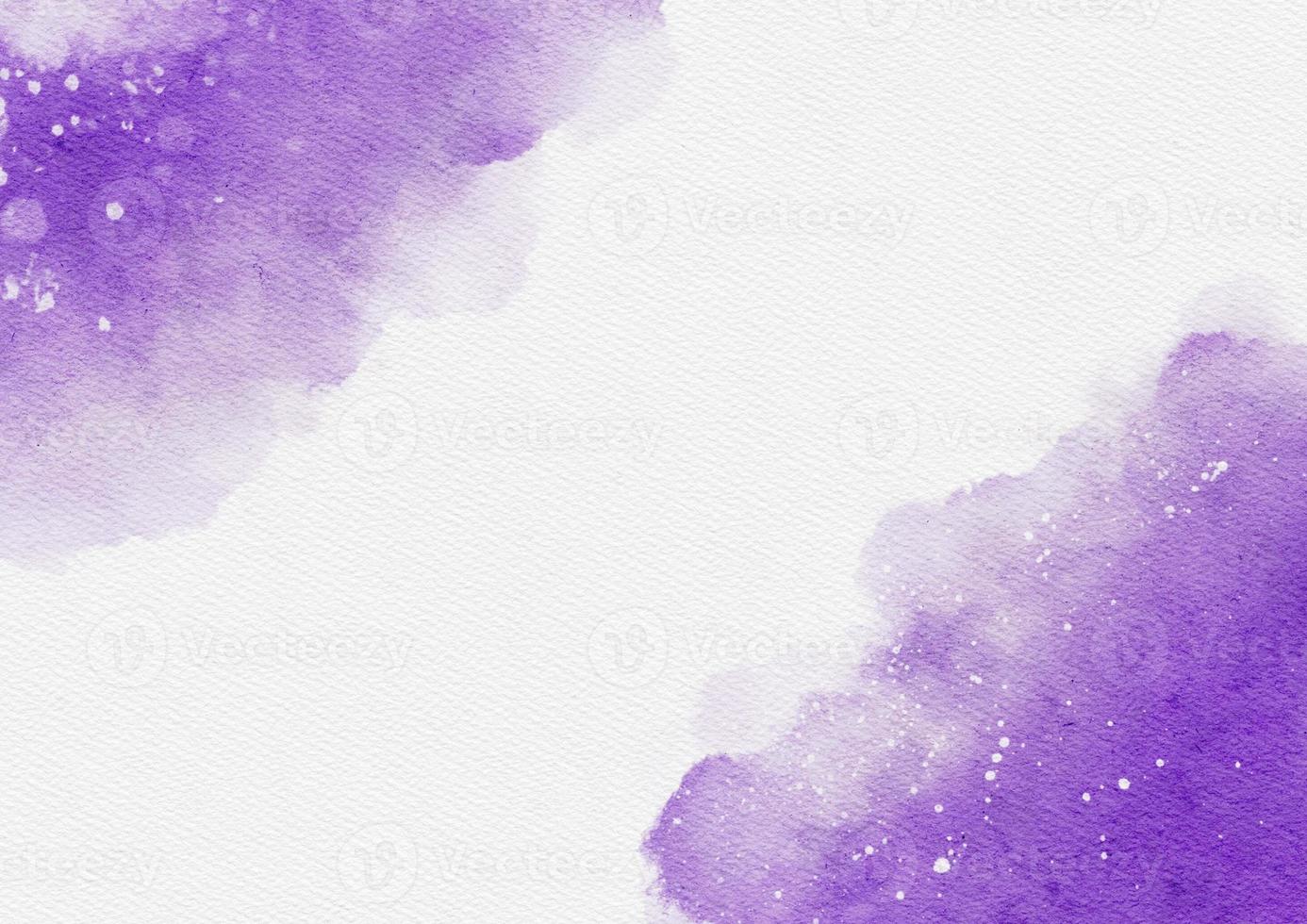 Abstract violet watercolor with paper texture, background for template. invitation card. greeting card. wedding card photo