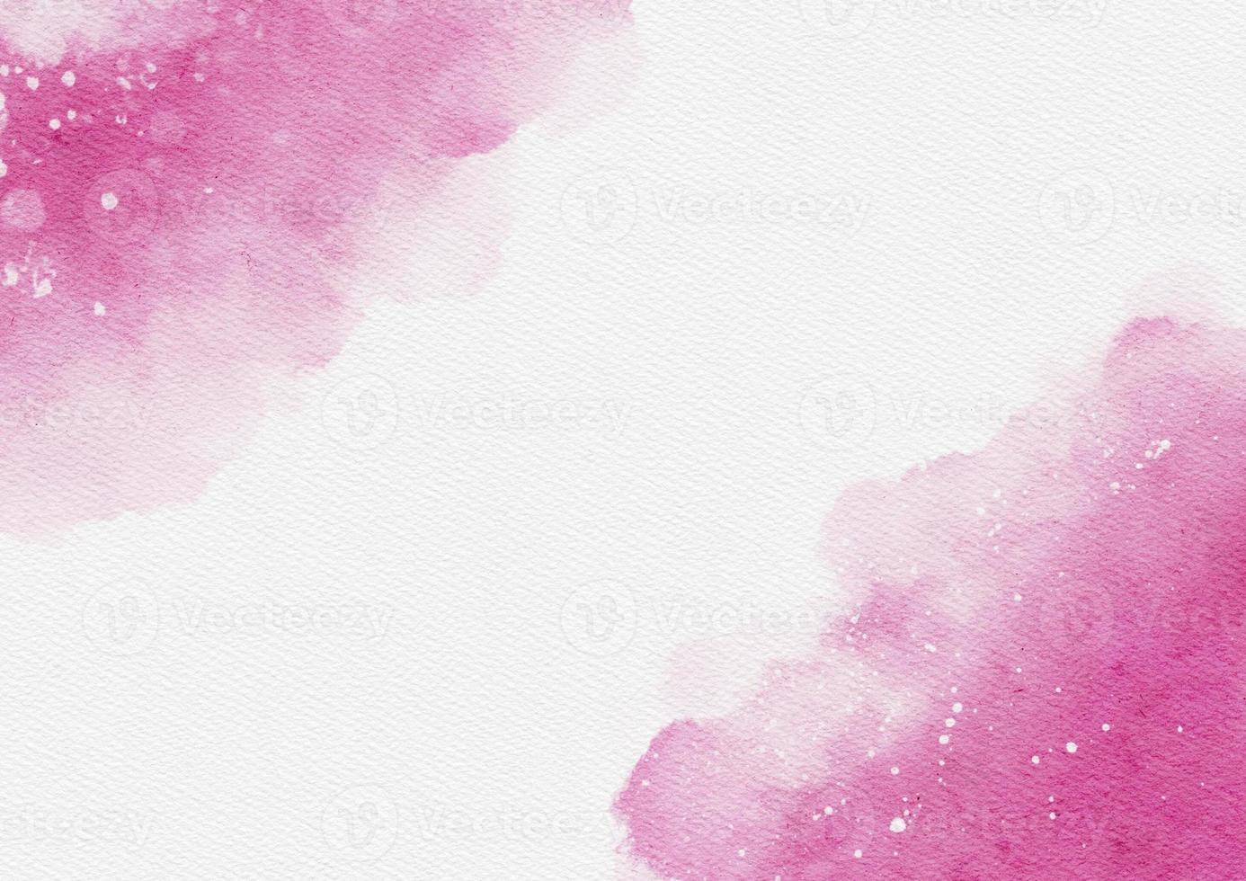 Pink watercolor with paper texture, background for template. invitation card. greeting card. wedding card photo