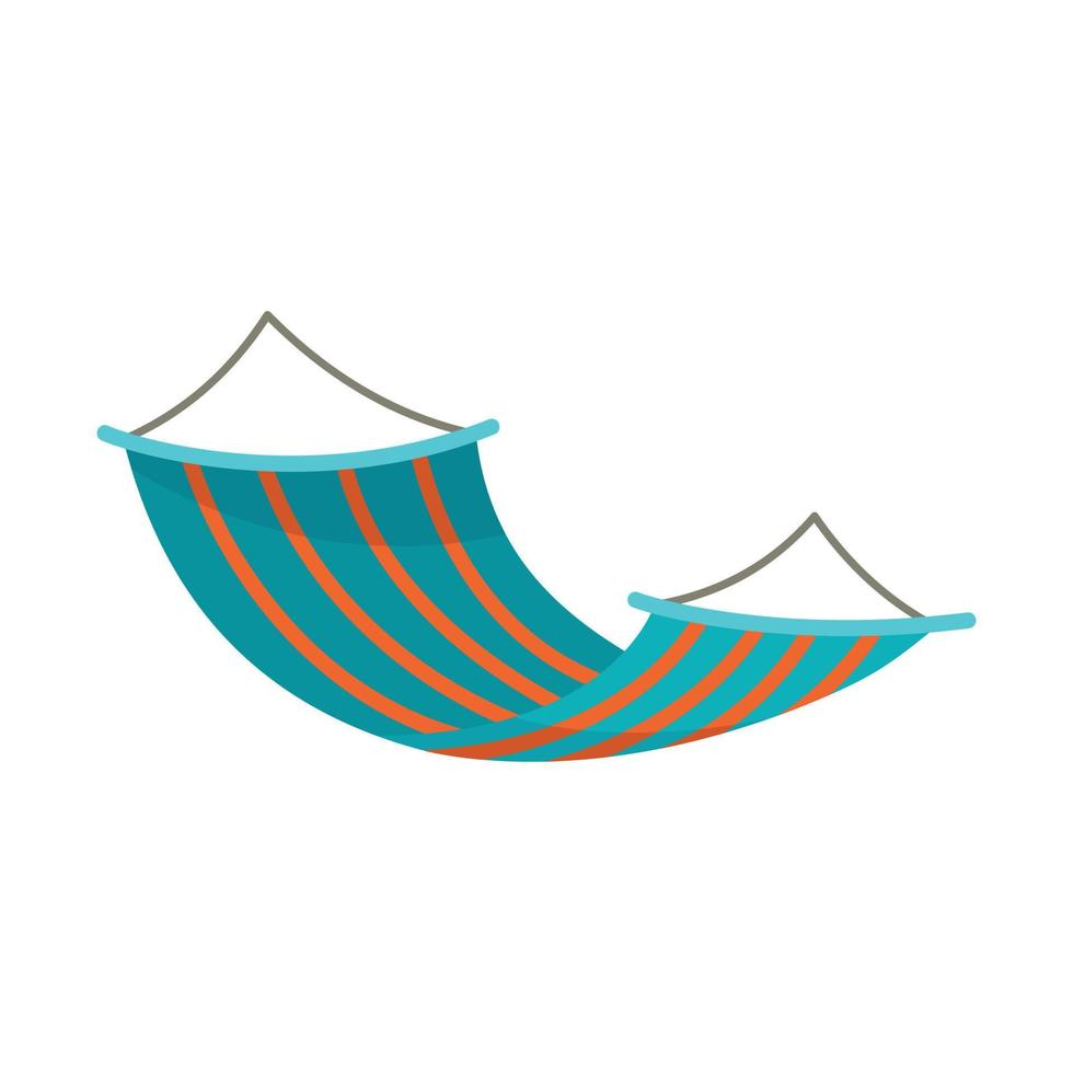 Hammock icon, flat style vector