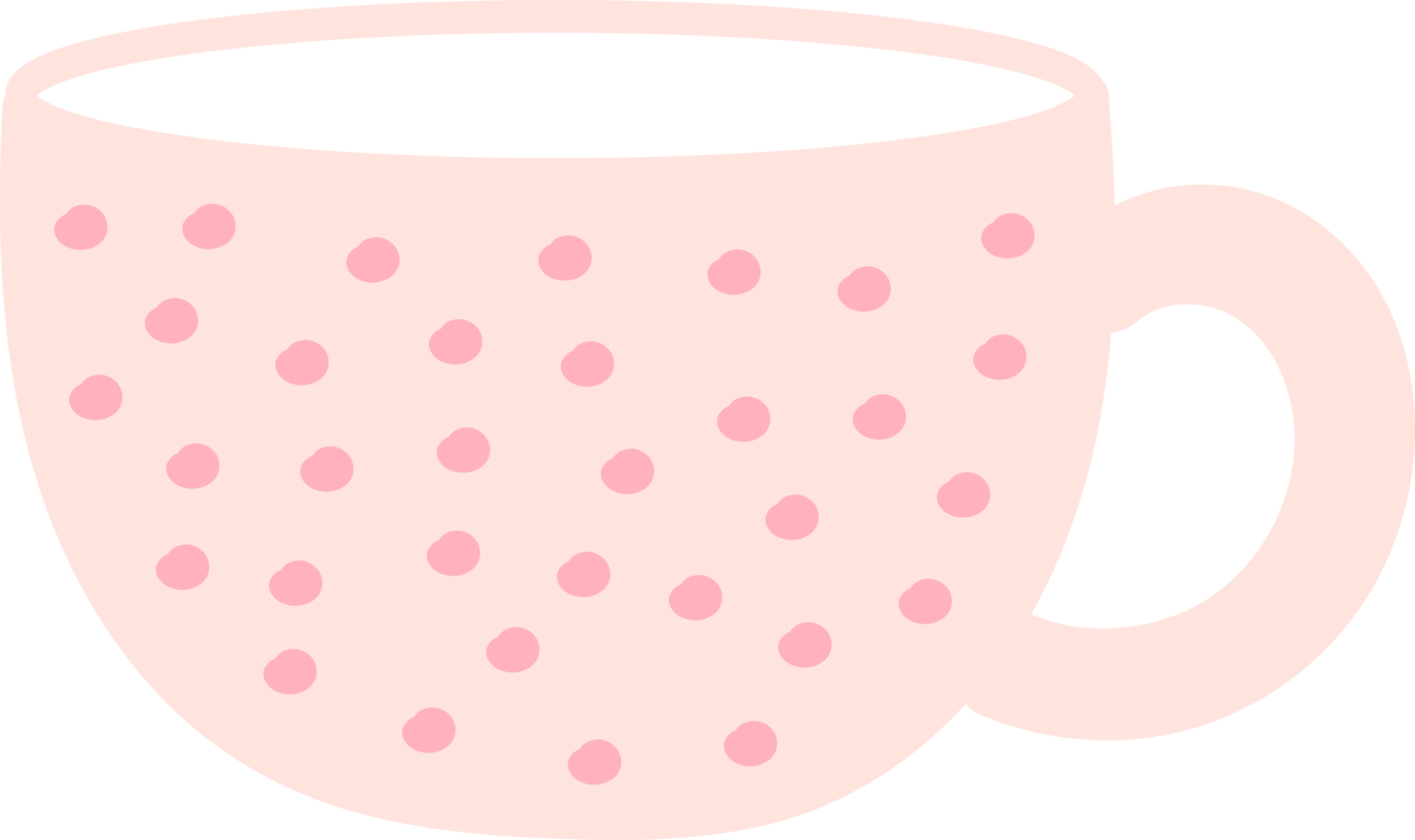 söt te eller kaffe kopp beskärning png