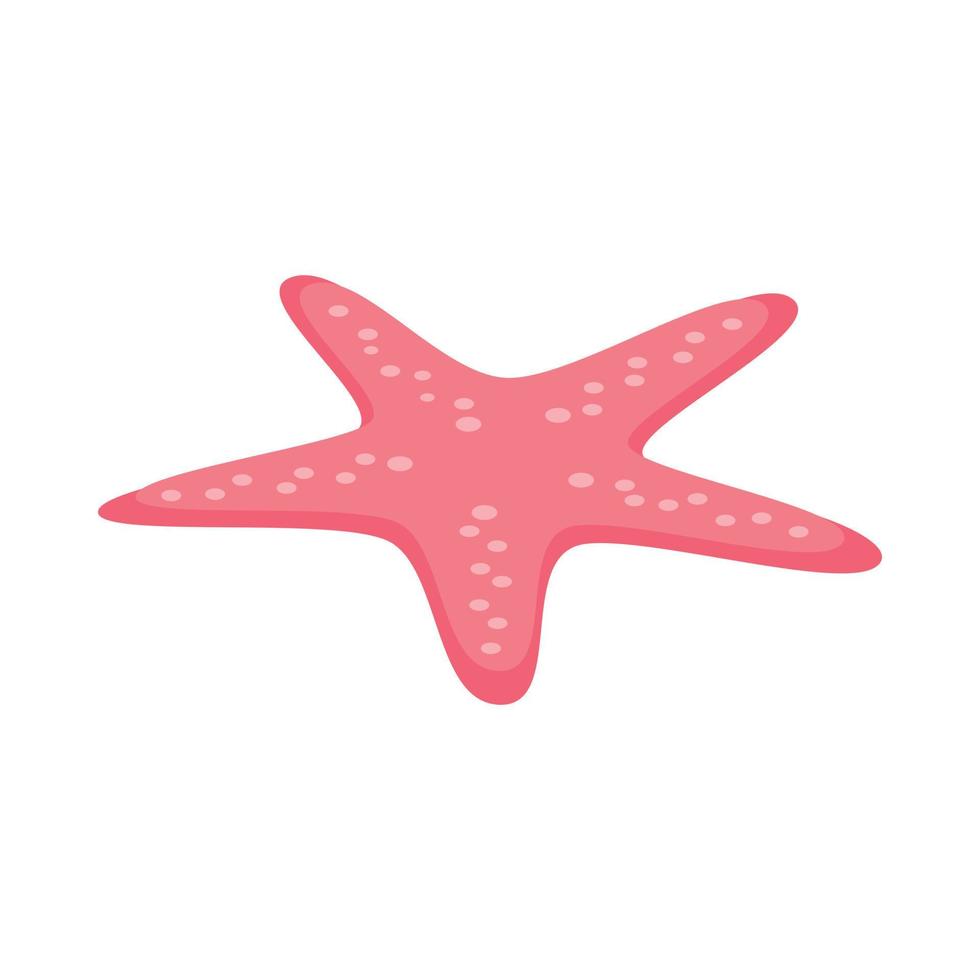 Starfish icon, isometric 3d style vector