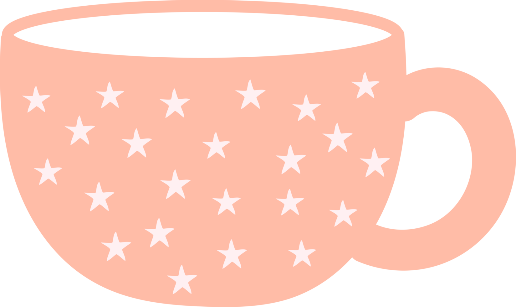 cute tea or coffee cup crop-out png