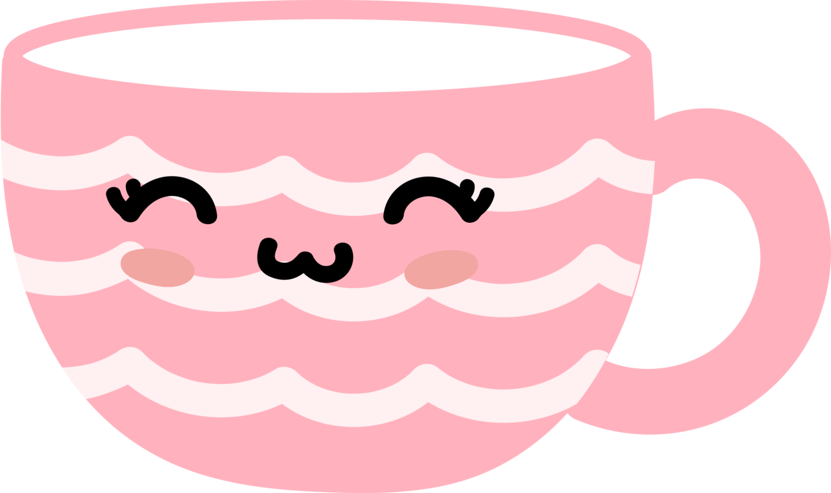 teacup cartoon character crop-out png