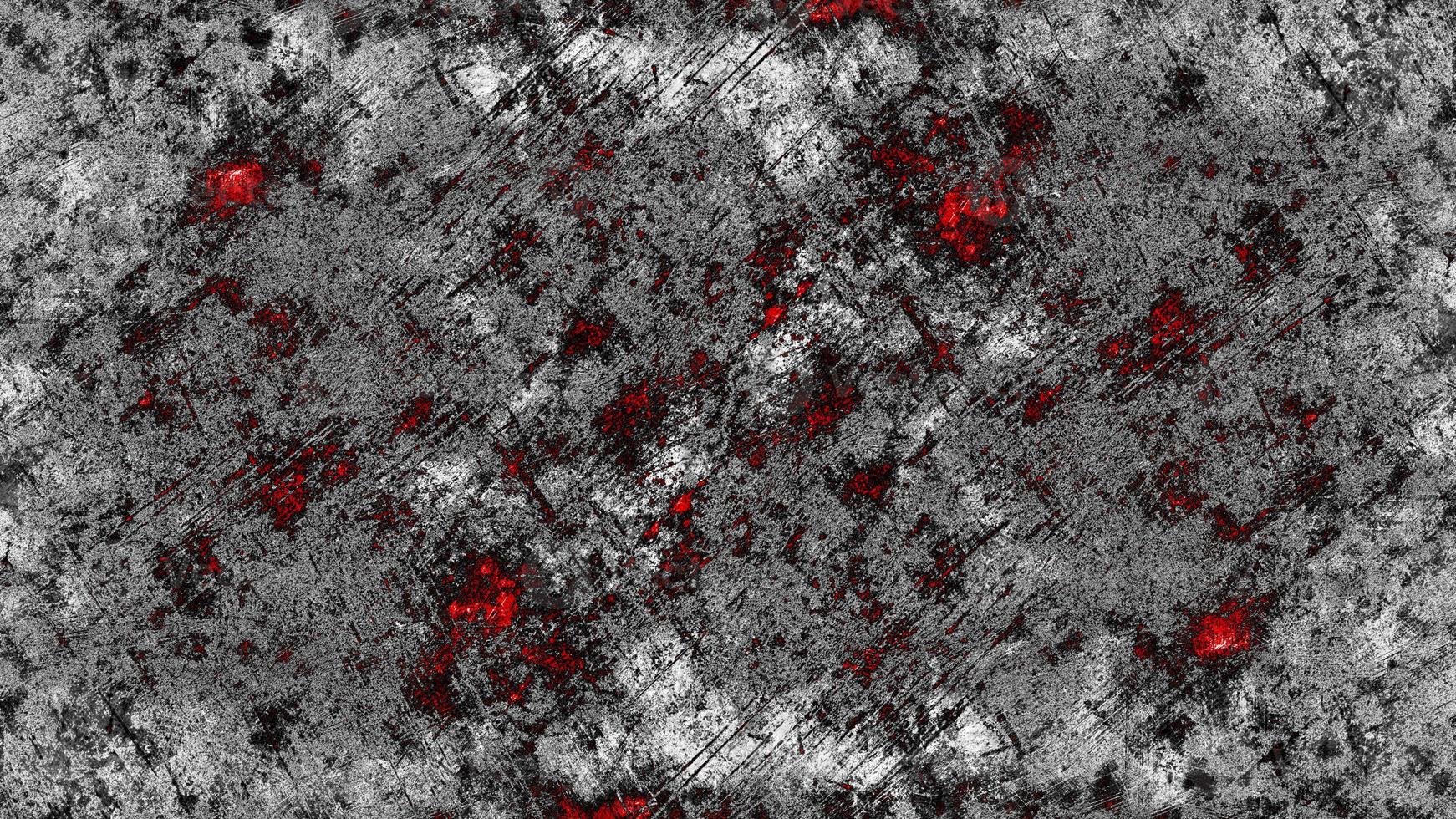 Metal texture with scratches and cracks. Red and grey stone wall texture. Old cracked rusty colorful paint background texture. Marble texture on black texture with silver glitter. photo
