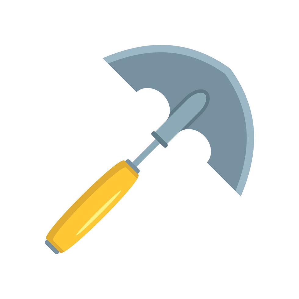 Hand dig icon, flat style vector