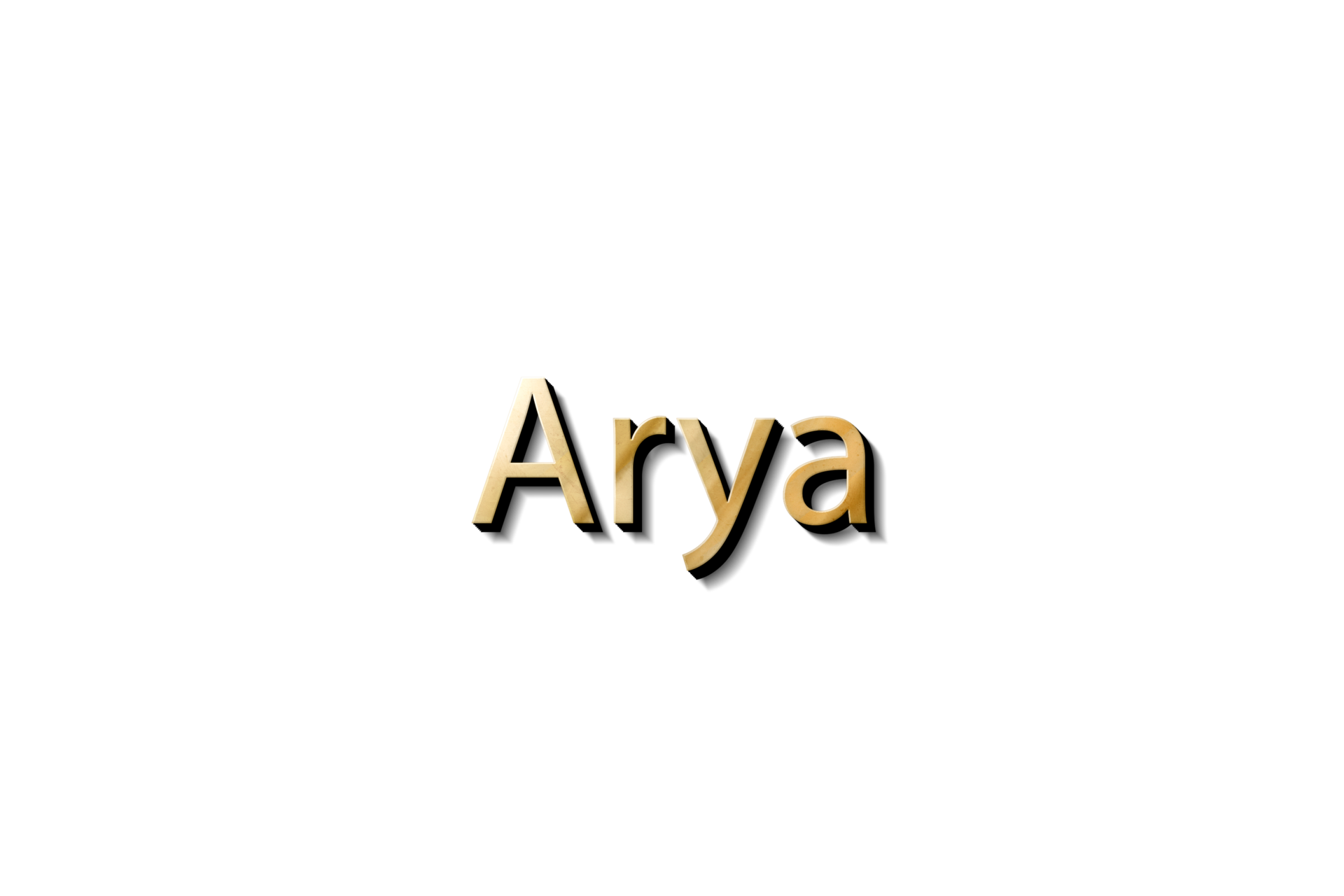 ARYA 3D NAME MOCKUP 14575877 PNG arya-3d-name-mockup-14575877-png