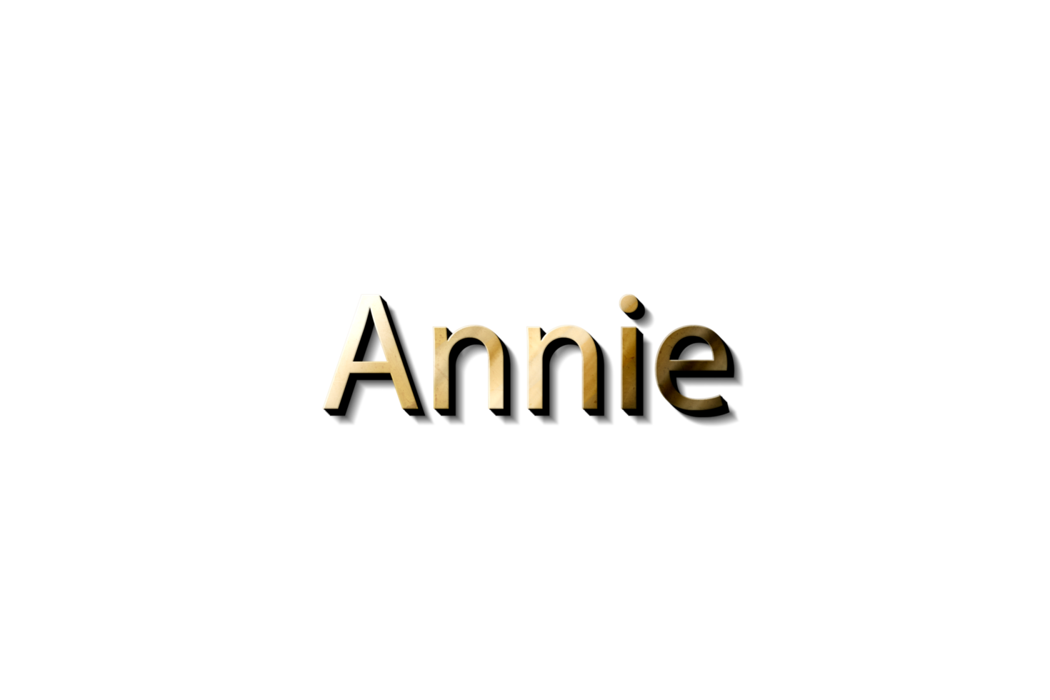 diseño de maqueta 3d de annie png