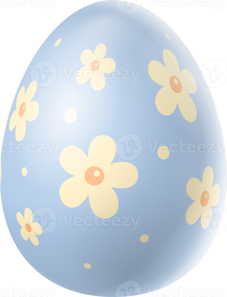 feliz día de pascua colorido huevo aislado png