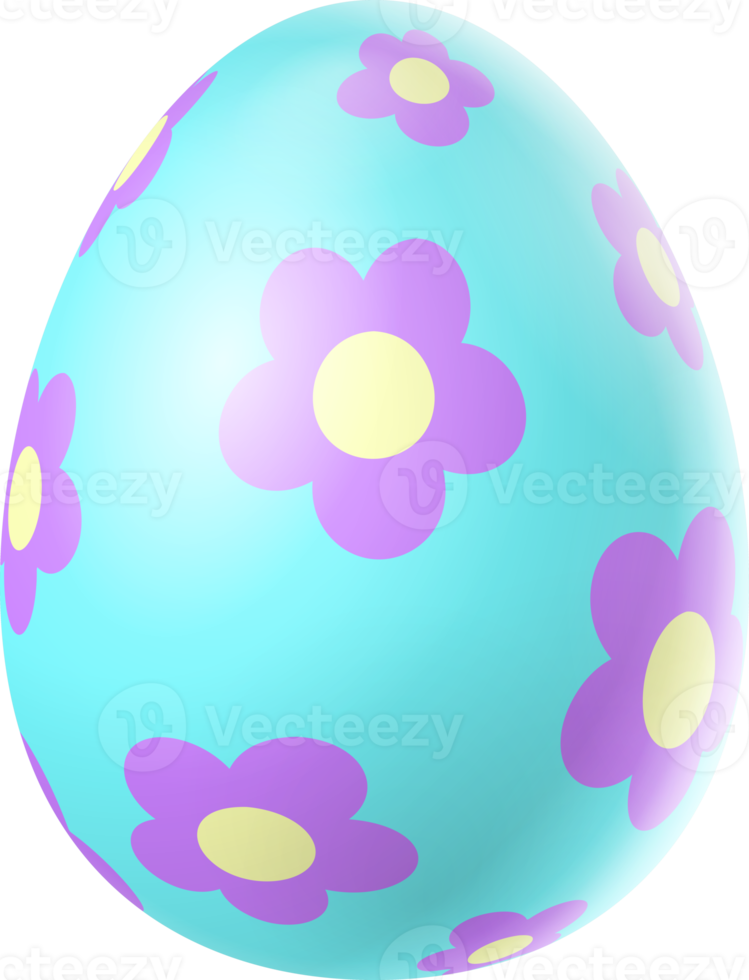 frohes ostern buntes ei isoliert png