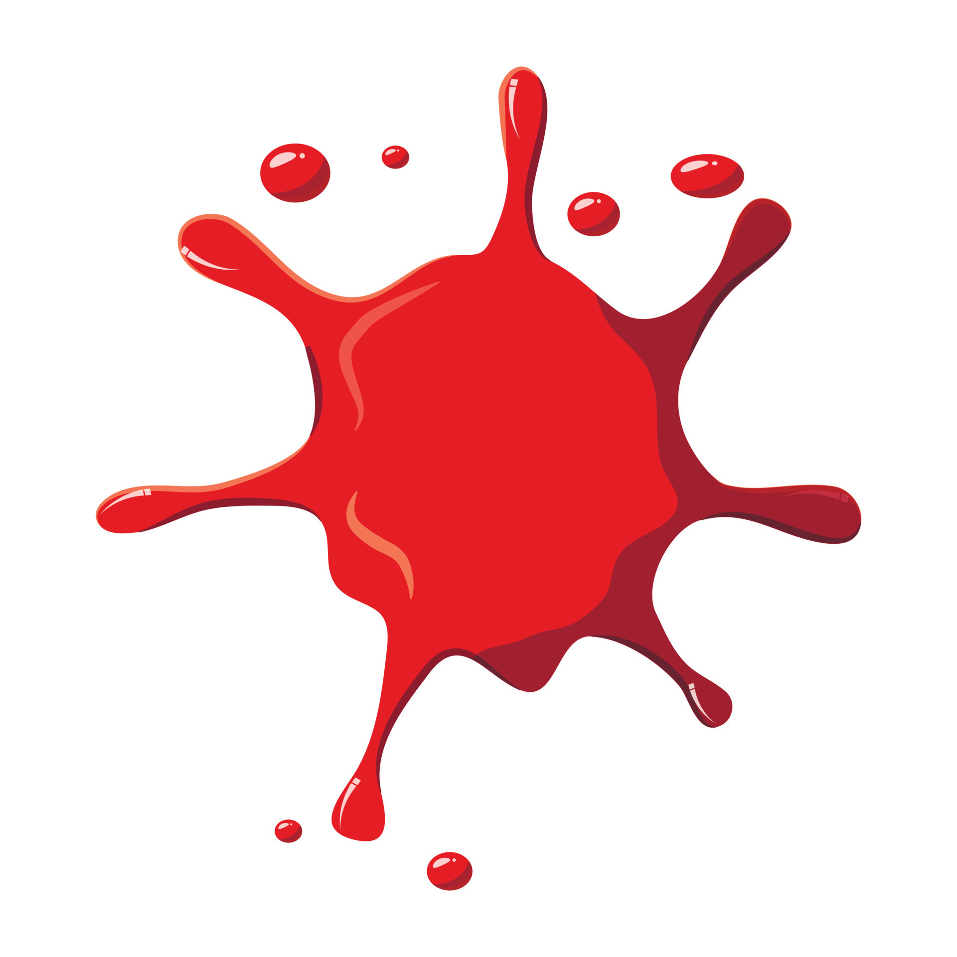 Blood spatter icon 14576299 Vector Art at Vecteezy