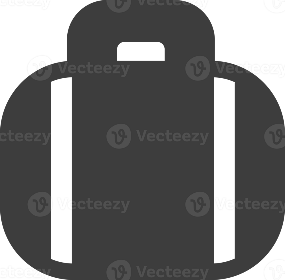 Travel luggage black shadow icon, Travel icon set. png