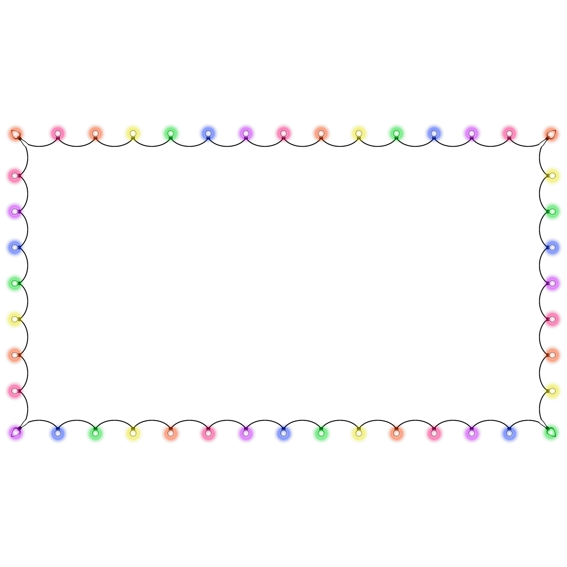 Light Bulbs Wire Frame. 14576804 PNG