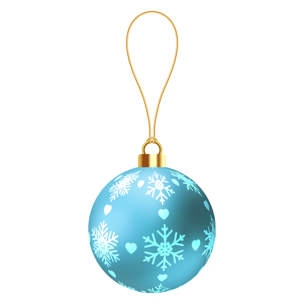 Metallic Christmas Ball. png