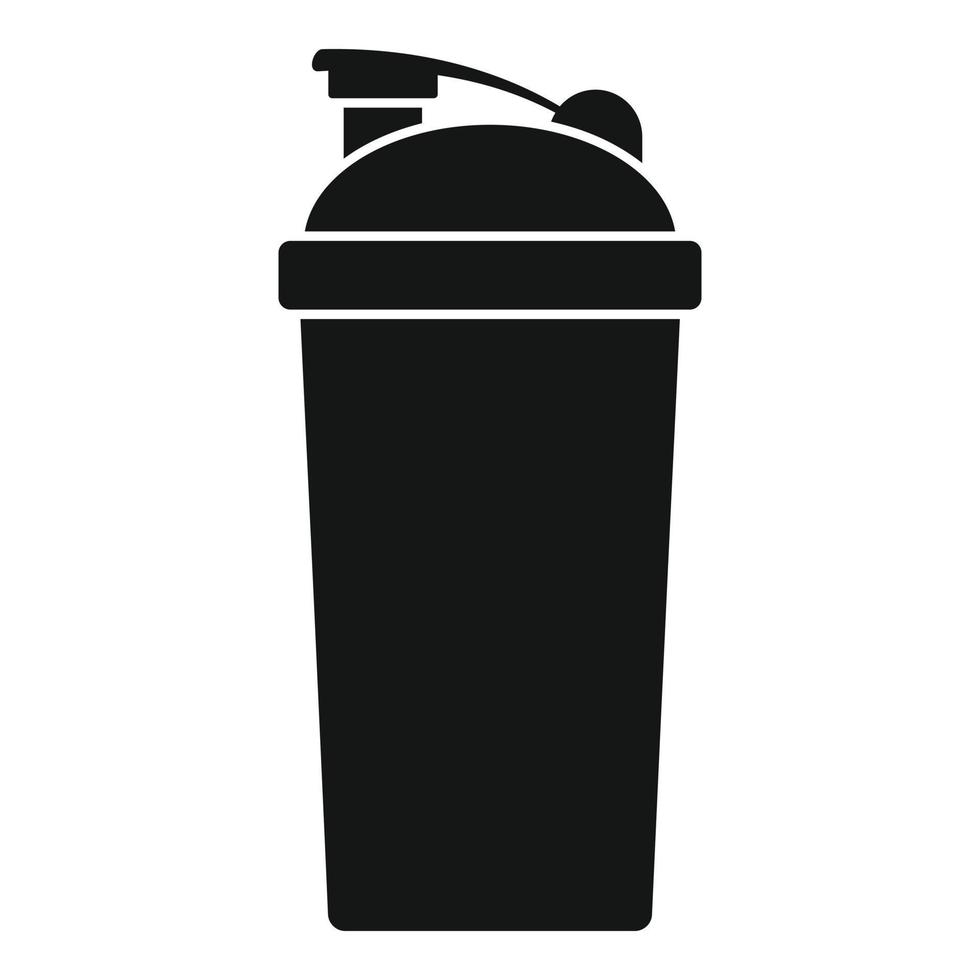 Sport shaker icon, simple style vector