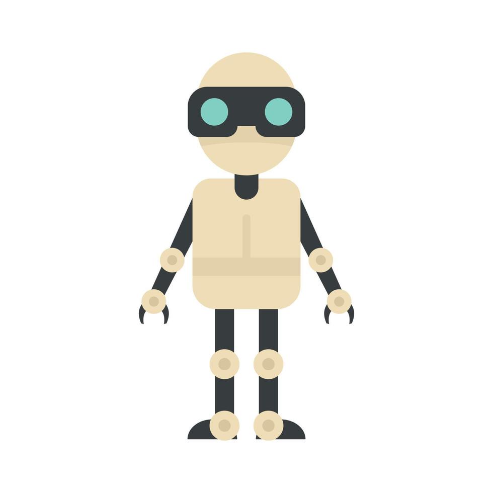 Chatbot icon, flat style vector