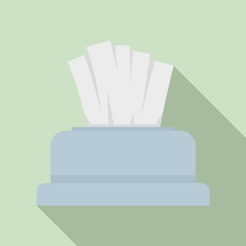 Napkin icon, flat style vector