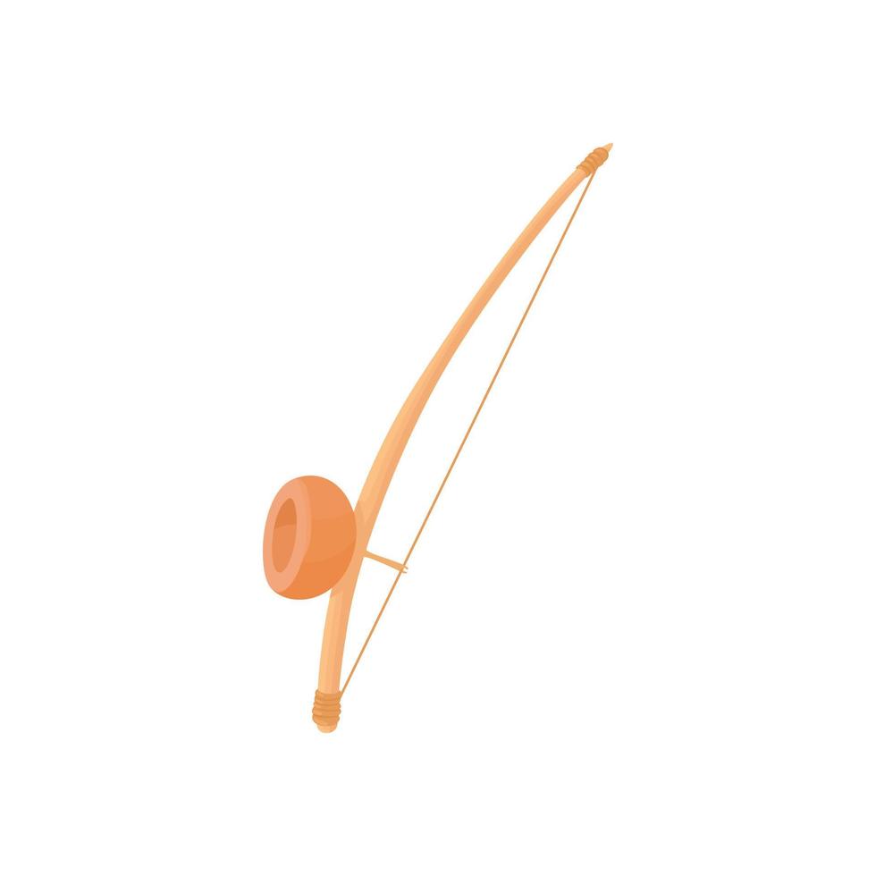 icono de berimbau, estilo de dibujos animados vector