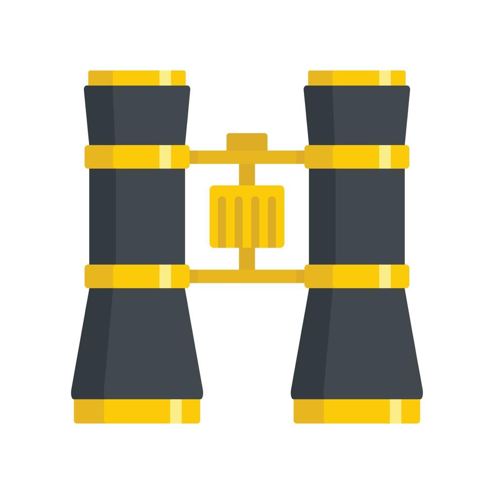 Theatre binocular icon, flat style vector