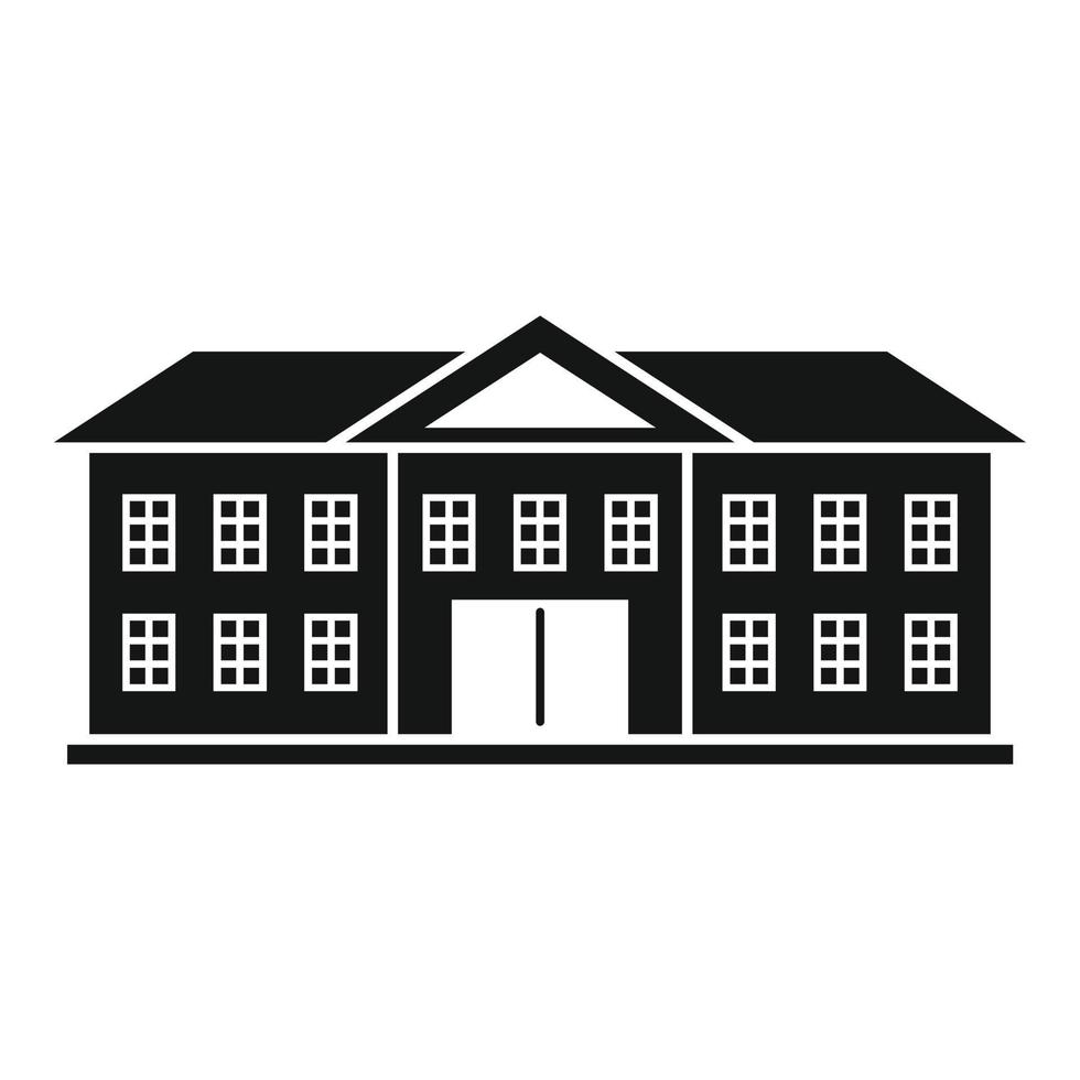 Oxford university icon, simple style vector