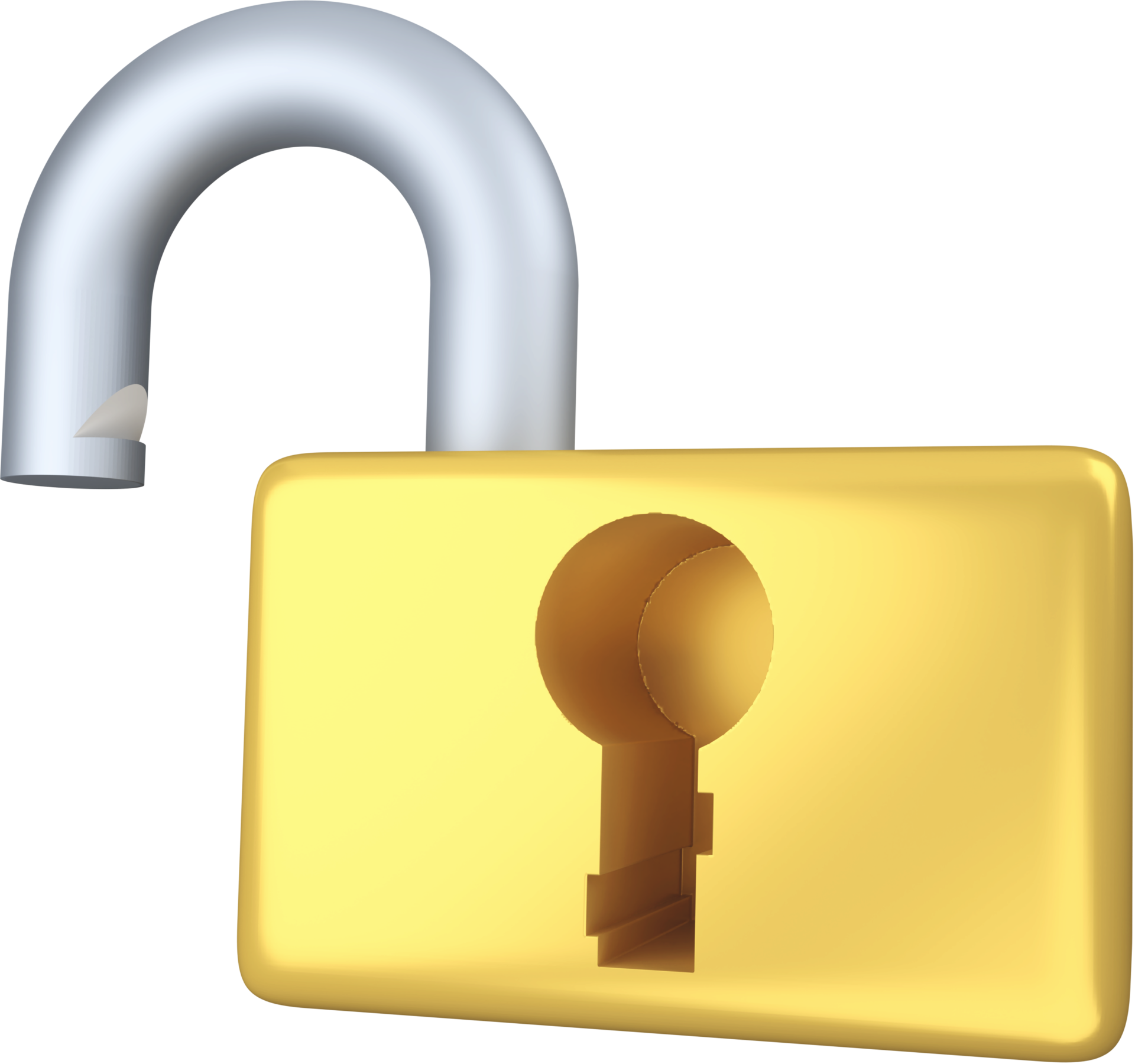 Key 3D icon. 14577473 PNG