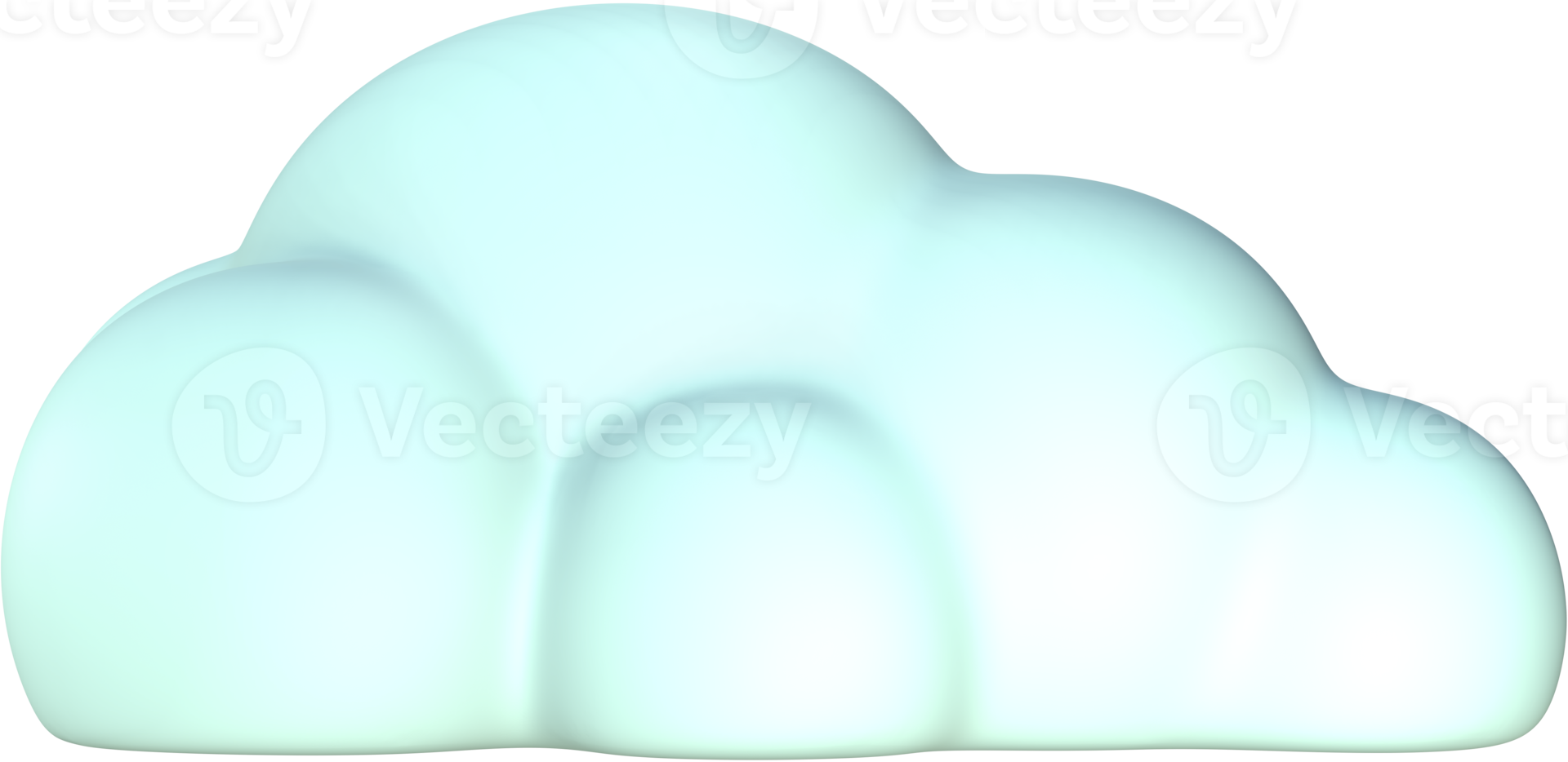 Cloud 3D icon. 14577497 PNG
