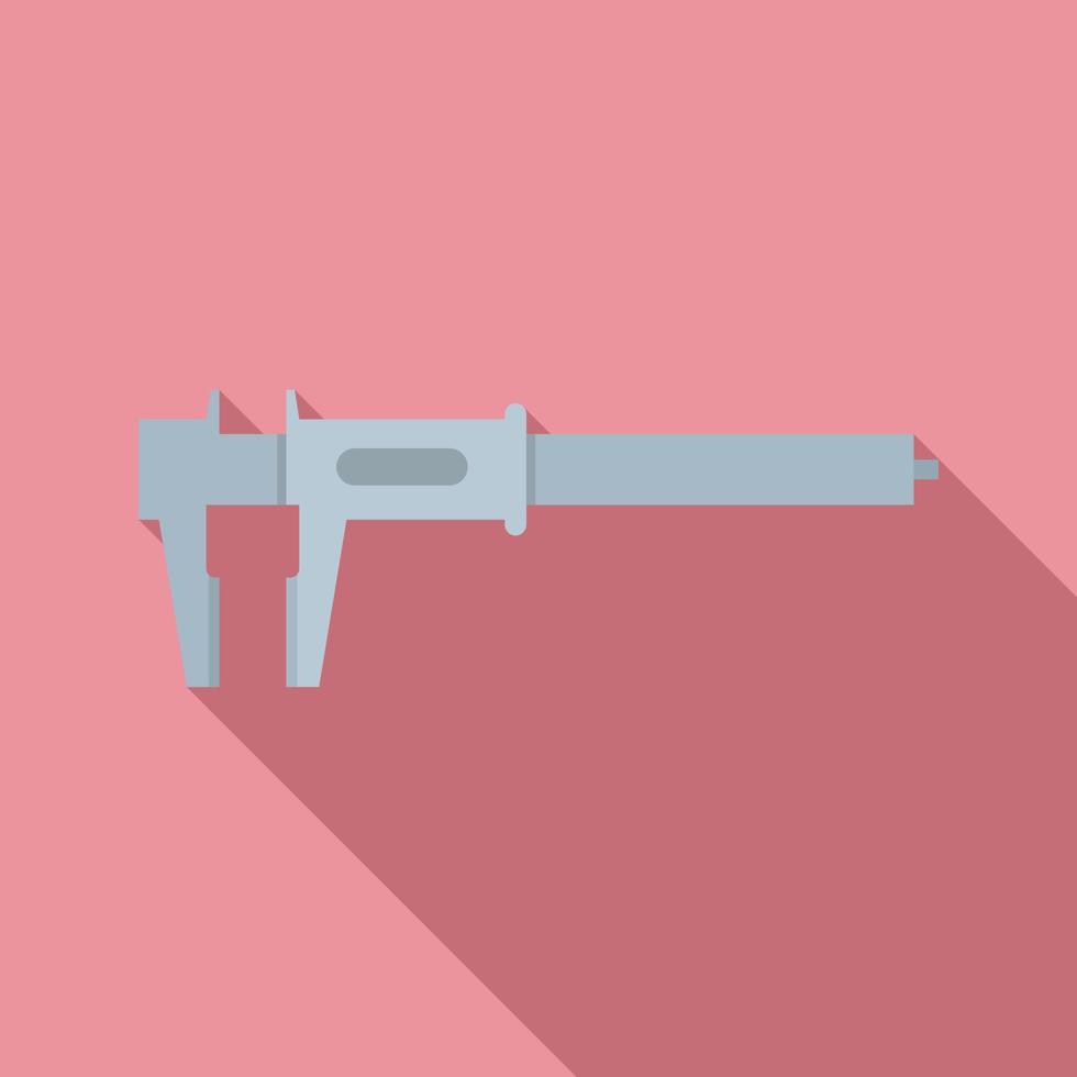 Caliper icon, flat style vector