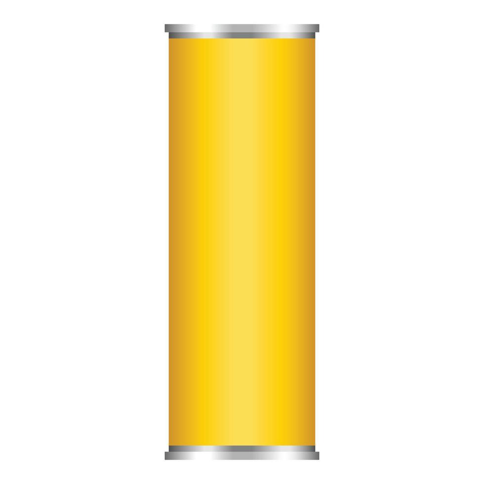 Chips box icon, realistic style vector