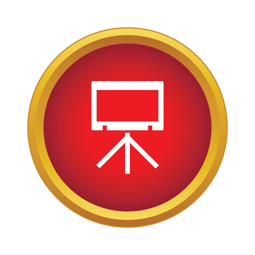 Presentation icon, simple style vector