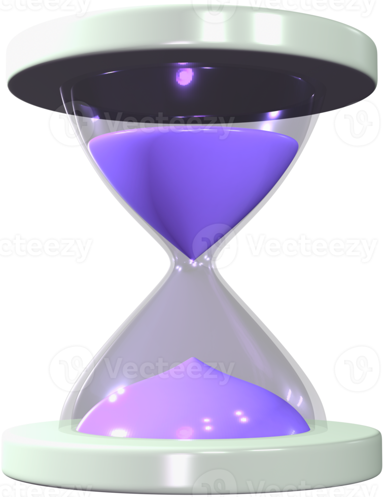 icono 3d de reloj de arena. png