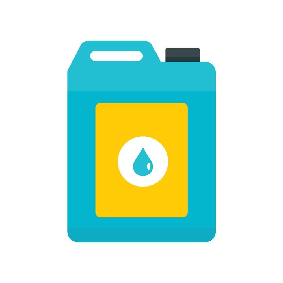 Cleanning car solution icon, flat style vector